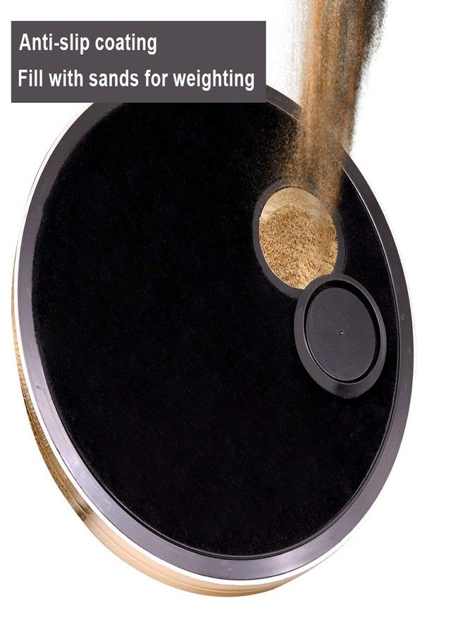 HOOSUN Base Stand for Flag Indoor Outdoor,Flag Pole Floor Stand Base Hold Flagpole Indoor Gold Banner Holder for 1.3'',1.1''And 0.9'' Diameter Flagpole - Image 3